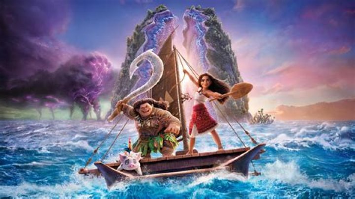 Boating implement that Moana is holding in the Disney movie poster