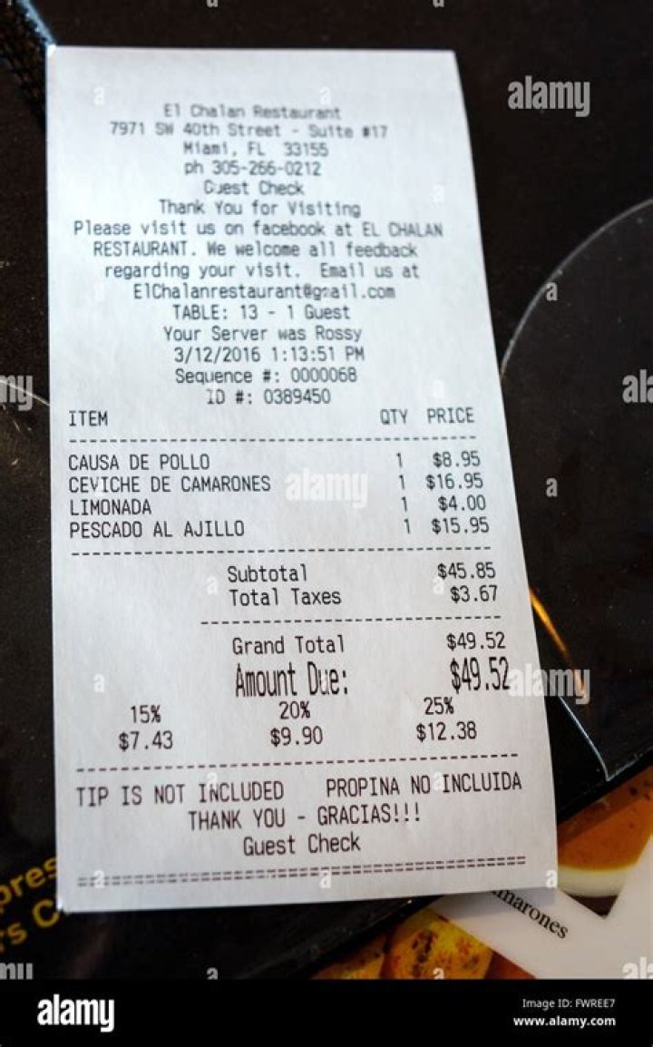 Divide as a restaurant bill