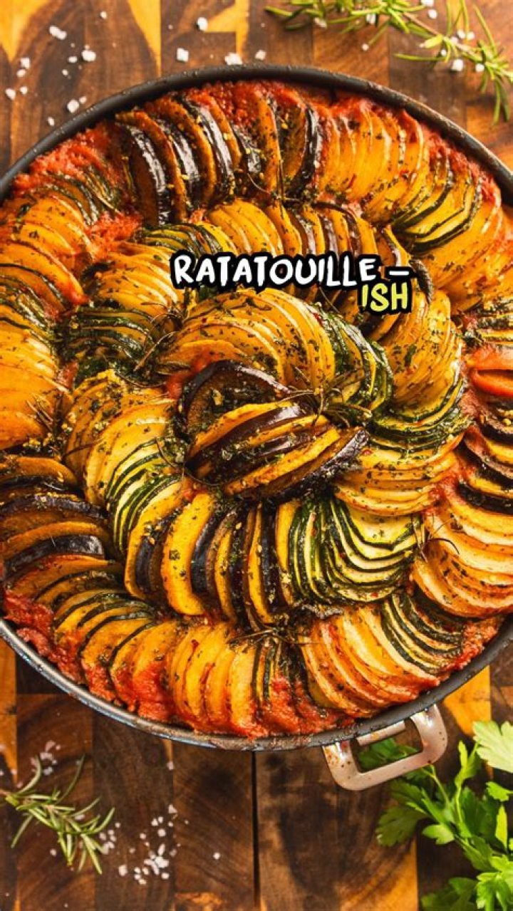 One-pot meal such as ratatouille